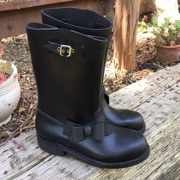 red valentino rain boots